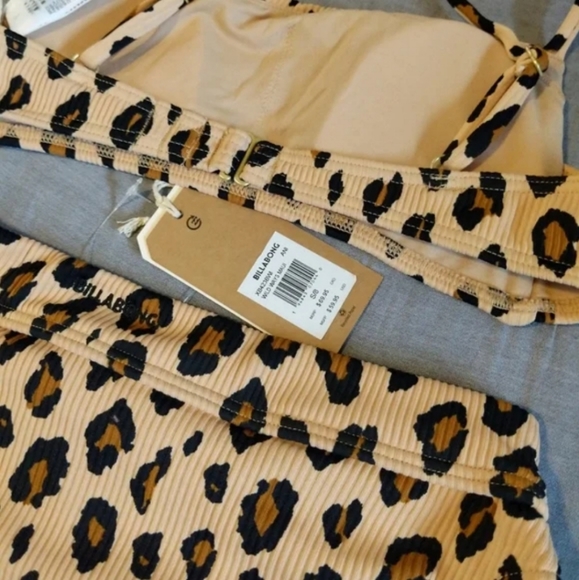 Billabong Wild Ways Bralette Bikini Top Maui Rider High Waisted Bottoms - Picture 5 of 8